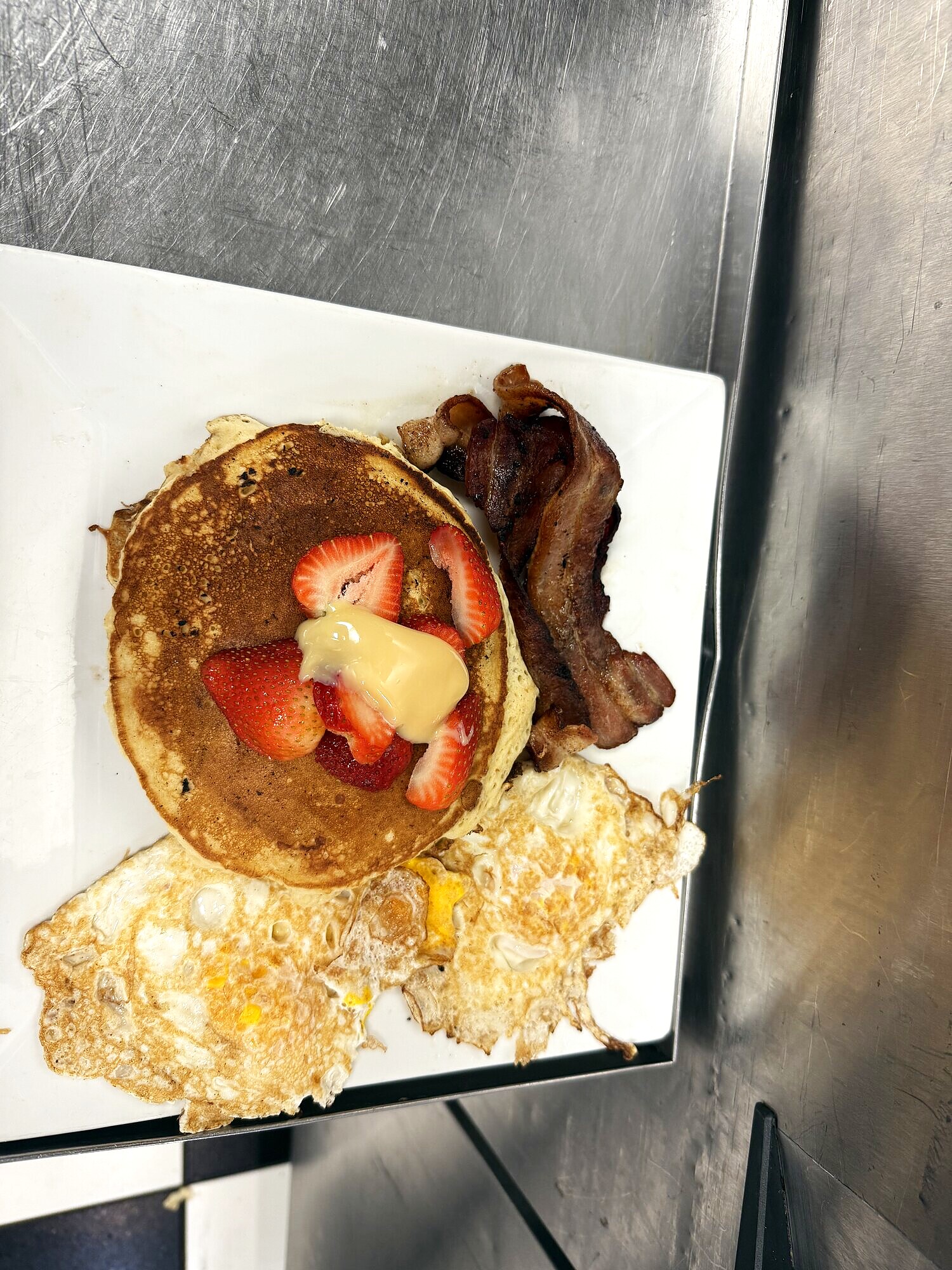 Fresh breakfast platters from the El Mirasol kitchen